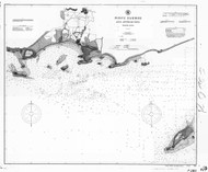 Bahia de Ponce and Approaches 1903 - Old Map Nautical Chart AC Harbors 927 - Puerto Rico & Virgin Islands