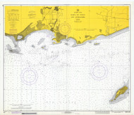 Bahia de Ponce and Approaches 1971 - Old Map Nautical Chart AC Harbors 927 - Puerto Rico & Virgin Islands