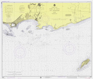 Bahia de Ponce and Approaches 1975 - Old Map Nautical Chart AC Harbors 927 - Puerto Rico & Virgin Islands