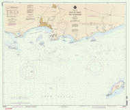 Bahia de Ponce and Approaches 1991 - Old Map Nautical Chart AC Harbors 927 - Puerto Rico & Virgin Islands