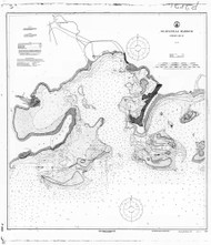 Bahia de Guayanilla and Bahia de Tallaboa 1917 - Old Map Nautical Chart AC Harbors 928 - Puerto Rico & Virgin Islands