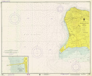 Frederiksted Road 1975 - Old Map Nautical Chart AC Harbors 937 - Puerto Rico & Virgin Islands