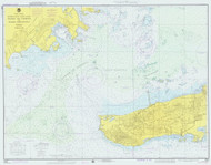 Pasaje de Vieques and Radas Roosevelt 1976 - Old Map Nautical Chart AC Harbors 940 - Puerto Rico & Virgin Islands