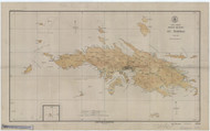 St Thomas 1929 - Old Map Nautical Chart AC Harbors 3240 - Puerto Rico & Virgin Islands