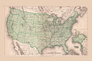 USA, New York 1876 - Old Town Map Reprint - Warren Co. Atlas 4