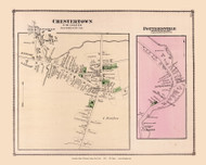 Chestertown, Pottersville, New York 1876 - Old Town Map Reprint - Warren Co. Atlas 10