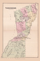 Warrensburgh, New York 1876 - Old Town Map Reprint - Warren Co. Atlas 17