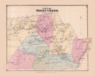 Stony Creek, New York 1876 - Old Town Map Reprint - Warren Co. Atlas 22