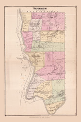 Luzerne, New York 1876 - Old Town Map Reprint - Warren Co. Atlas 24
