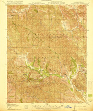Junipero Serra, CA Coast 1919 USGS Old Topo Map 15x15 Quad