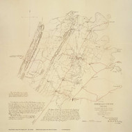 Berkeley County West Virginia 1861 - Old  Wall Map Reprint