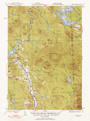 Milan, New Hampshire 1930 (1952) USGS Old Topo Map 15x15 NH Quad