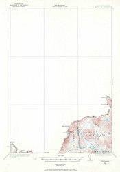 Moose Bog, New Hampshire 1927 (1969) USGS Old Topo Map 15x15 NH Quad