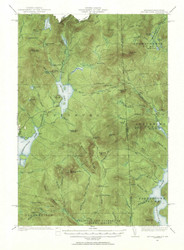 Second Lake, New Hampshire 1927 (1955) USGS Old Topo Map 15x15 NH Quad