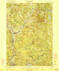 Suncook, New Hampshire 1921 (1921a) USGS Old Topo Map 15x15 NH Quad