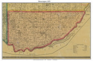 Bloomington, Hennepin Co. Minnesota 1879 Old Town Map Custom Print - Hennepin Co