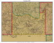 Excelsior - Lake Minnetonka, Hennepin Co. Minnesota 1879 Old Town Map Custom Print - Hennepin Co