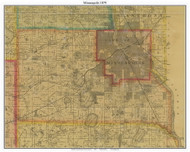 Minneapolis, Hennepin Co. Minnesota 1879 Old Town Map Custom Print - Hennepin Co