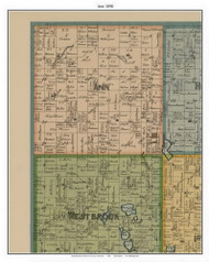 Ann, Cottonwood Co. Minnesota 1898 Old Town Map Custom Print - Cottonwood Co.