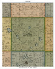Carson, Cottonwood Co. Minnesota 1898 Old Town Map Custom Print - Cottonwood Co.