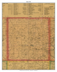 Bath, Freeborn Co. Minnesota 1878 Old Town Map Custom Print - Freeborn Co.