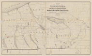 Erie Canal -- Water Supply for Middle Section - Old Map Reprint - NY Regionals - Canals