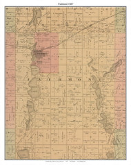Fairmont, Martin Co. Minnesota 1887 Old Town Map Custom Print - Martin Co.