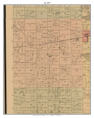 Jay, Martin Co. Minnesota 1887 Old Town Map Custom Print - Martin Co.
