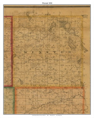Winsted, McLeod Co. Minnesota 1880 Old Town Map Custom Print - McLeod Co.