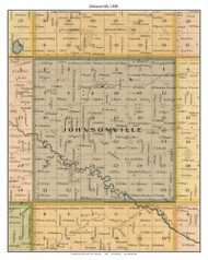 Johnsonville, Redwood Co. Minnesota 1898 Old Town Map Custom Print - Redwood Co.