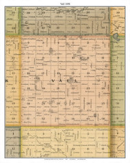 Vail, Redwood Co. Minnesota 1898 Old Town Map Custom Print - Redwood Co.