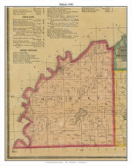 Blakely, Scott Co. Minnesota 1880 Old Town Map Custom Print - Scott Co.