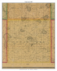 Cedar Lake, Scott Co. Minnesota 1880 Old Town Map Custom Print - Scott Co.