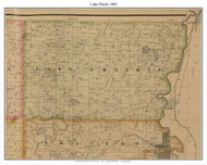 Lake Prairie, Nicollet Co. Minnesota 1885 Old Town Map Custom Print - Nicollet Co.
