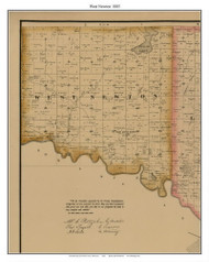 West Newton, Nicollet Co. Minnesota 1885 Old Town Map Custom Print - Nicollet Co.