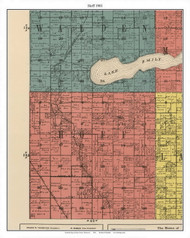 Hoff, Pope Co. Minnesota 1901 Old Town Map Custom Print - Pope Co.