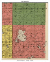 Lake Johanna, Pope Co. Minnesota 1901 Old Town Map Custom Print - Pope Co.