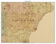 Rockford, Wright Co. Minnesota 1901 Old Town Map Custom Print - Wright Co.