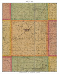 Arlington, Sibley Co. Minnesota 1893 Old Town Map Custom Print - Sibley Co.