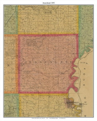 Jessenland, Sibley Co. Minnesota 1893 Old Town Map Custom Print - Sibley Co.