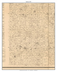 Berlin, Steele Co. Minnesota 1879 Old Town Map Custom Print - Steele Co.