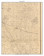 Havanna, Steele Co. Minnesota 1879 Old Town Map Custom Print - Steele Co.