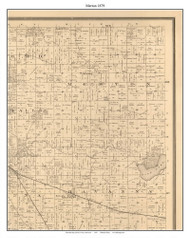 Merton, Steele Co. Minnesota 1879 Old Town Map Custom Print - Steele Co.
