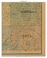 Grey Eagle, Todd Co. Minnesota 1890 Old Town Map Custom Print - Todd Co.