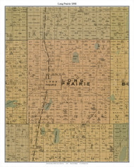 Long Prairie, Todd Co. Minnesota 1890 Old Town Map Custom Print - Todd Co.
