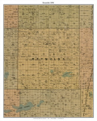 Reynolds, Todd Co. Minnesota 1890 Old Town Map Custom Print - Todd Co.