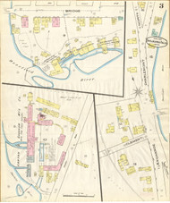 Shelburne Falls, MA Fire Insurance 1885 Sheet 3 - Old Town Map Reprint - Franklin Co.