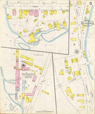 Shelburne Falls, MA Fire Insurance 1895 Sheet 3 - Old Town Map Reprint - Franklin Co.
