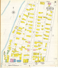 Shelburne Falls, MA Fire Insurance 1905 Sheet 3 - Old Town Map Reprint - Franklin Co.