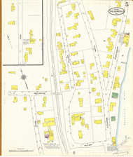Shelburne Falls, MA Fire Insurance 1910 Sheet 5 - Old Town Map Reprint - Franklin Co.